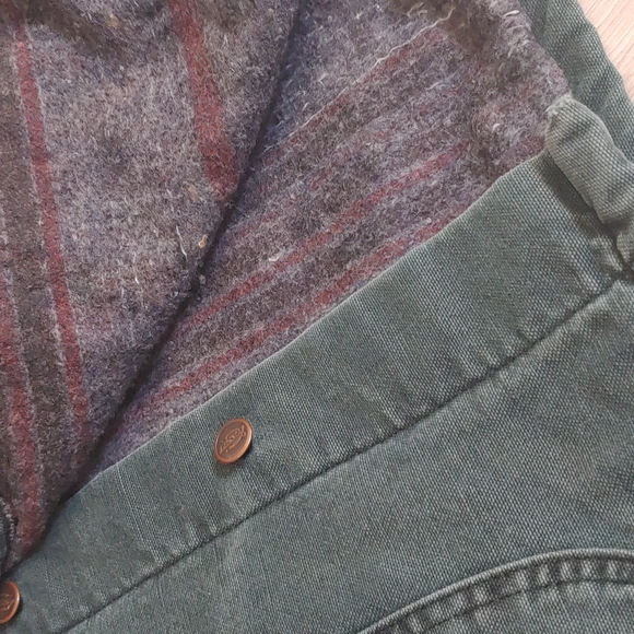 Vintage Dickies Wool Blanket Lined Work Chore Heavy-duty Canvas Jacket XL - Picture 4 of 16